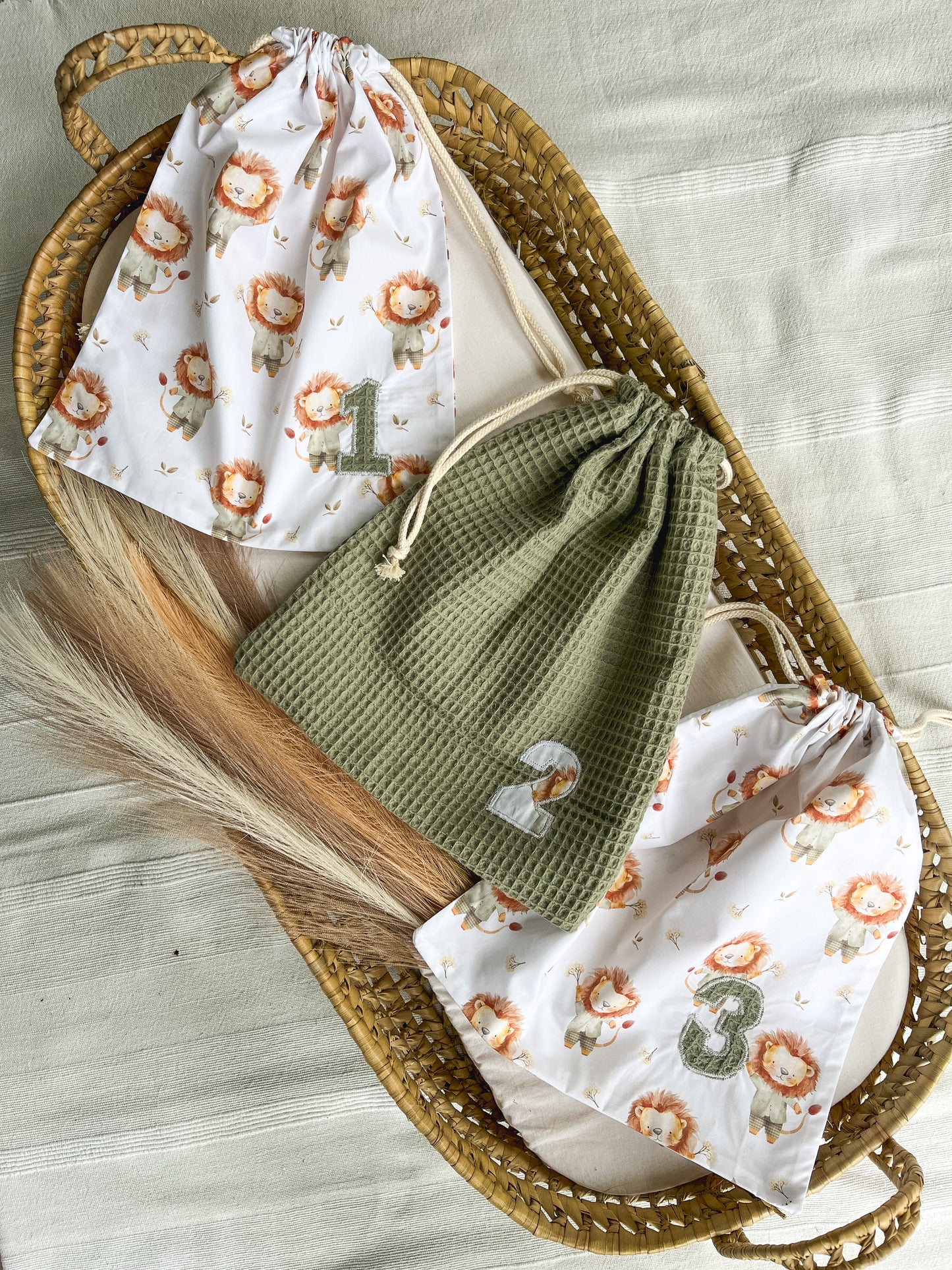 Sacos multiusos primeiras roupinhas bebé (pack de 3) - vários padrões