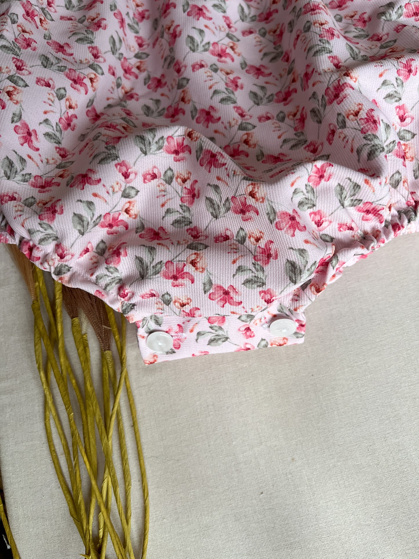Conjunto de fofo com lacinho rosa