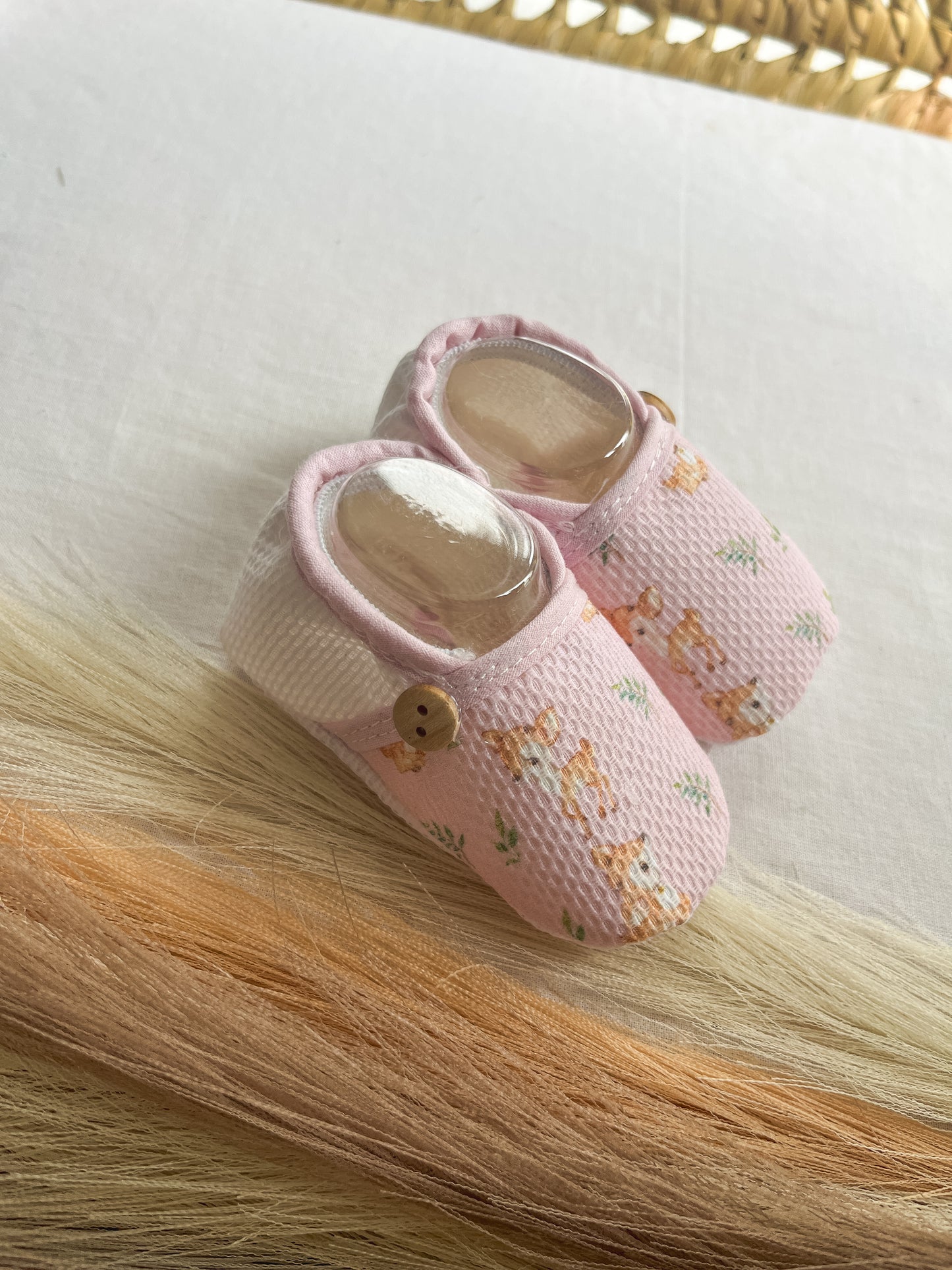 Carapins/sapatinhos bebé rosa