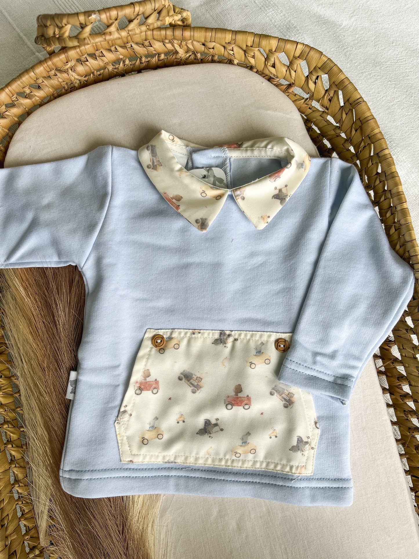 Conjunto de sweat com calças bebé