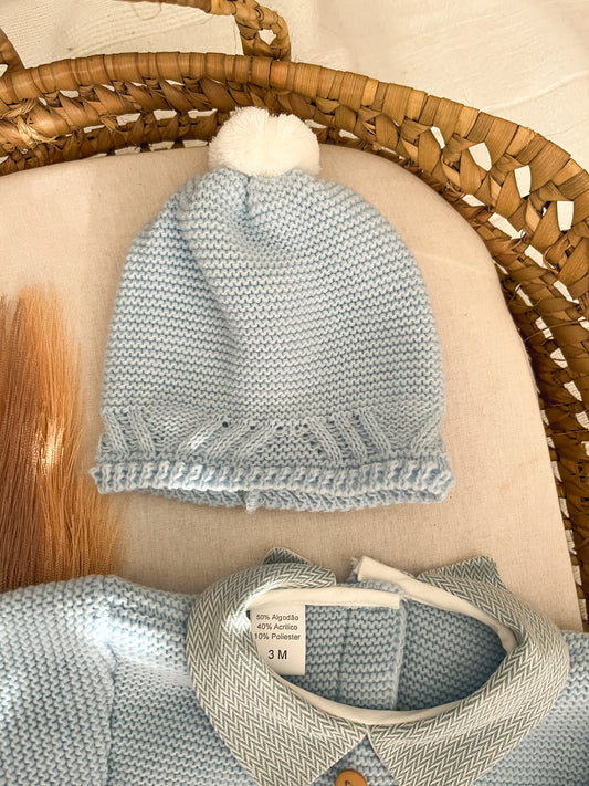 Conjunto de 3 peças bebé azul