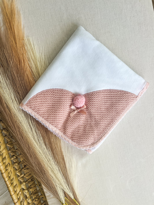 Fralda de pano bebé rosa