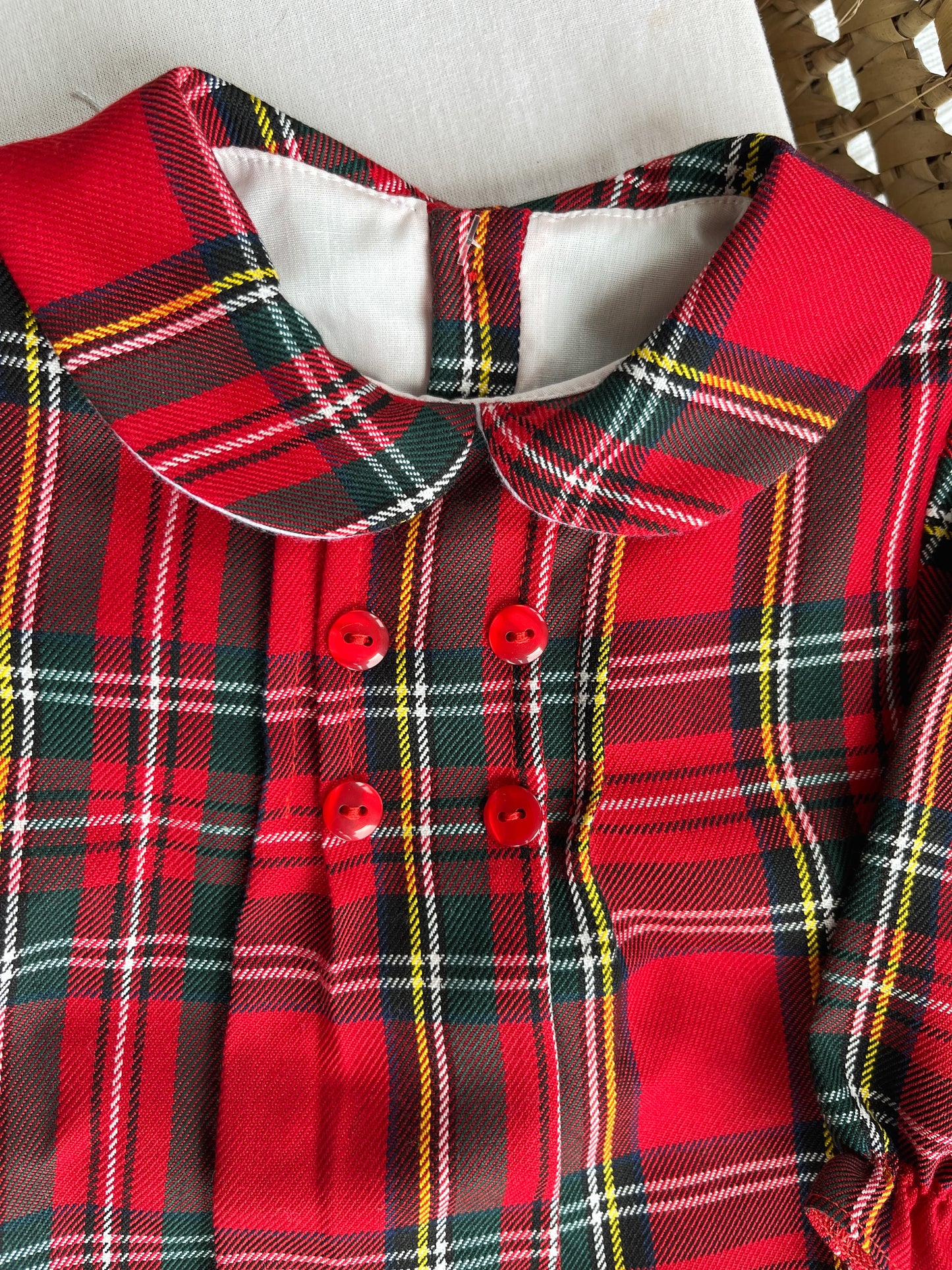 Fofo/jardineira bebé xadrez