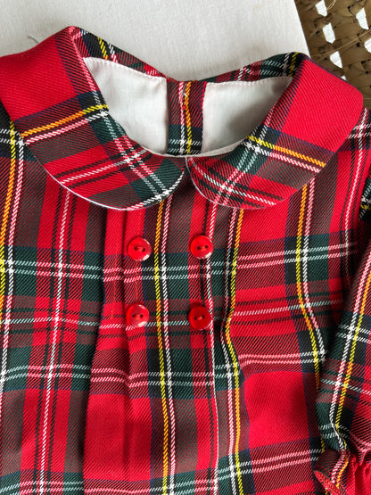 Fofo/jardineira bebé xadrez