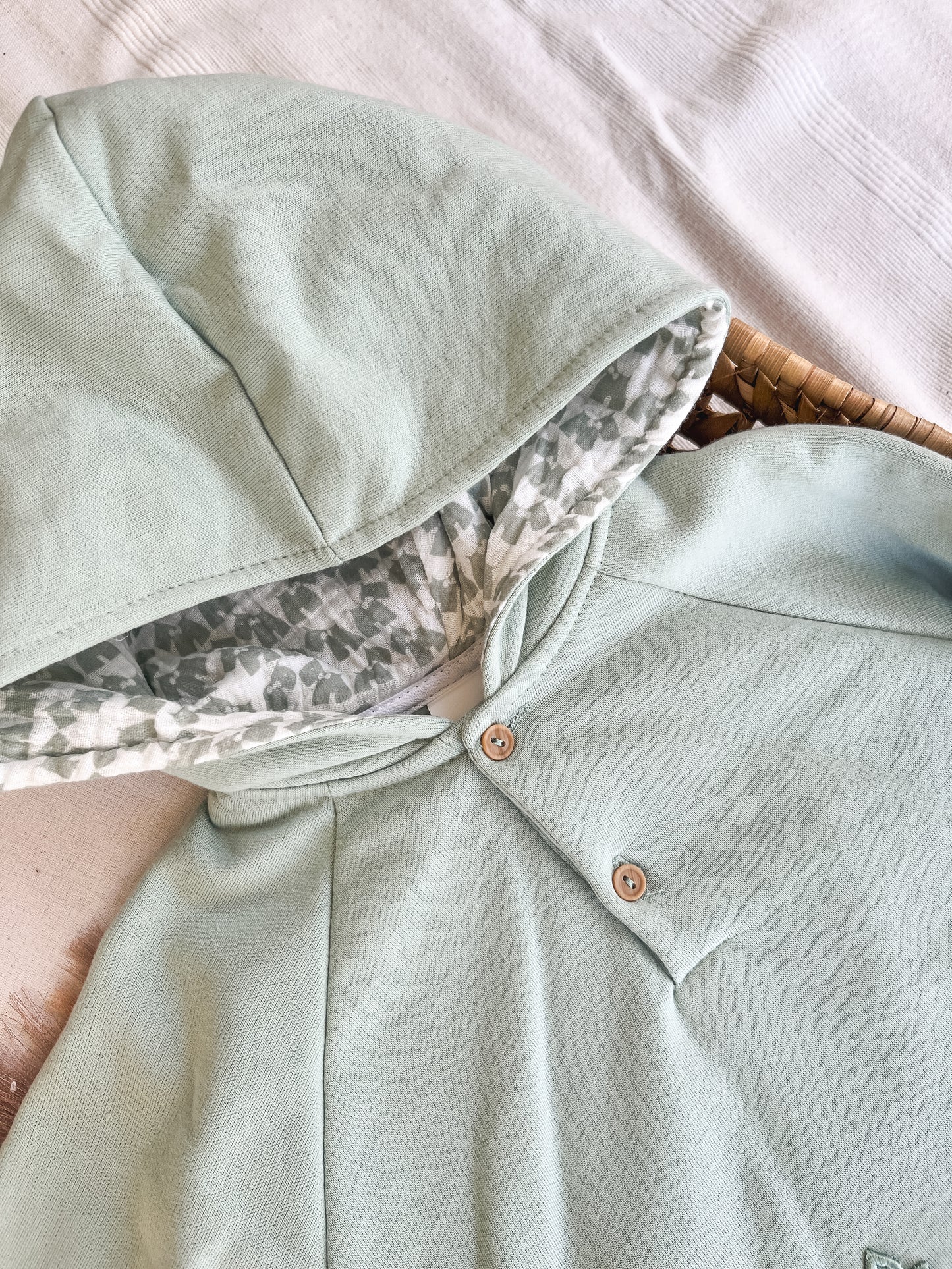 Conjunto sweat com calções bebé verde