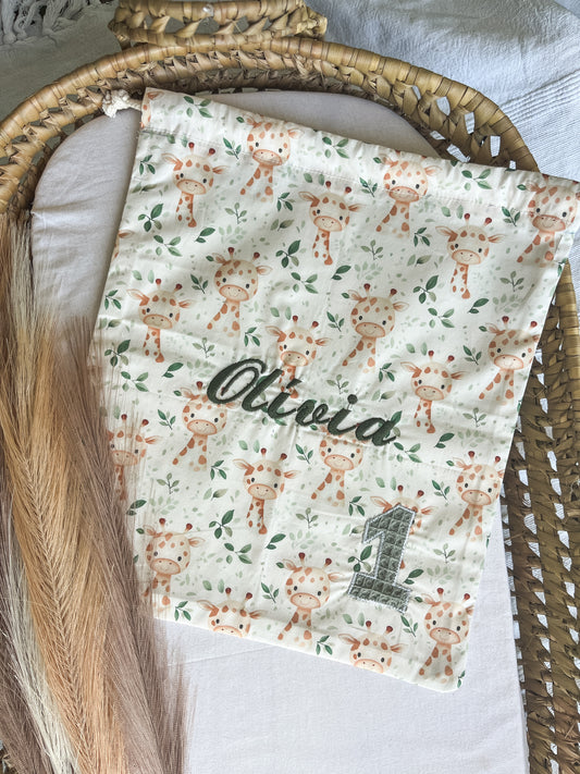 Saco multiusos primeira roupinha personalizável