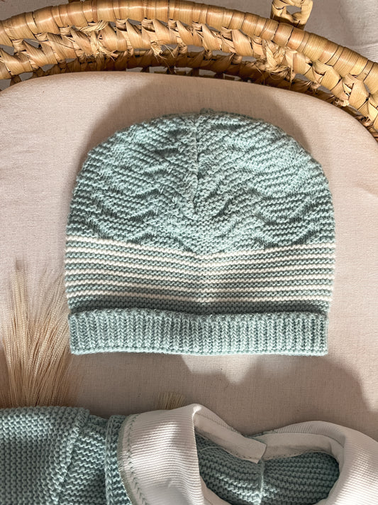 Conjunto de malha 3 peças bebé verde