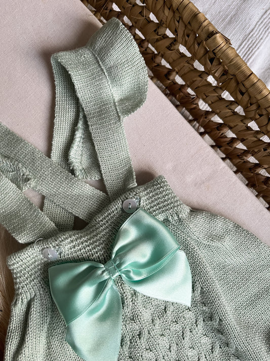 Fofo de malha verde
