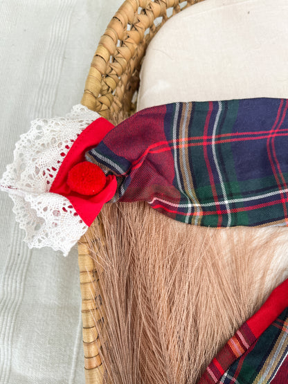 Vestido bebé menina vermelho Natal