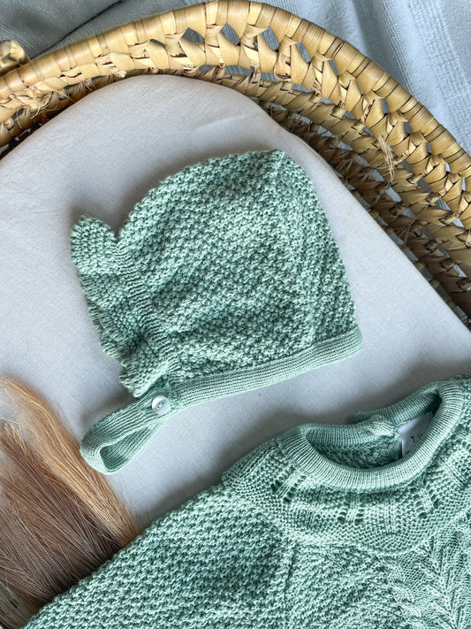 Conjunto de malha de 2 peças verde