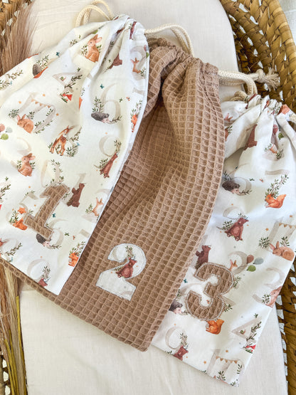 Sacos multiusos primeiras roupinhas bebé (pack de 3) - vários padrões