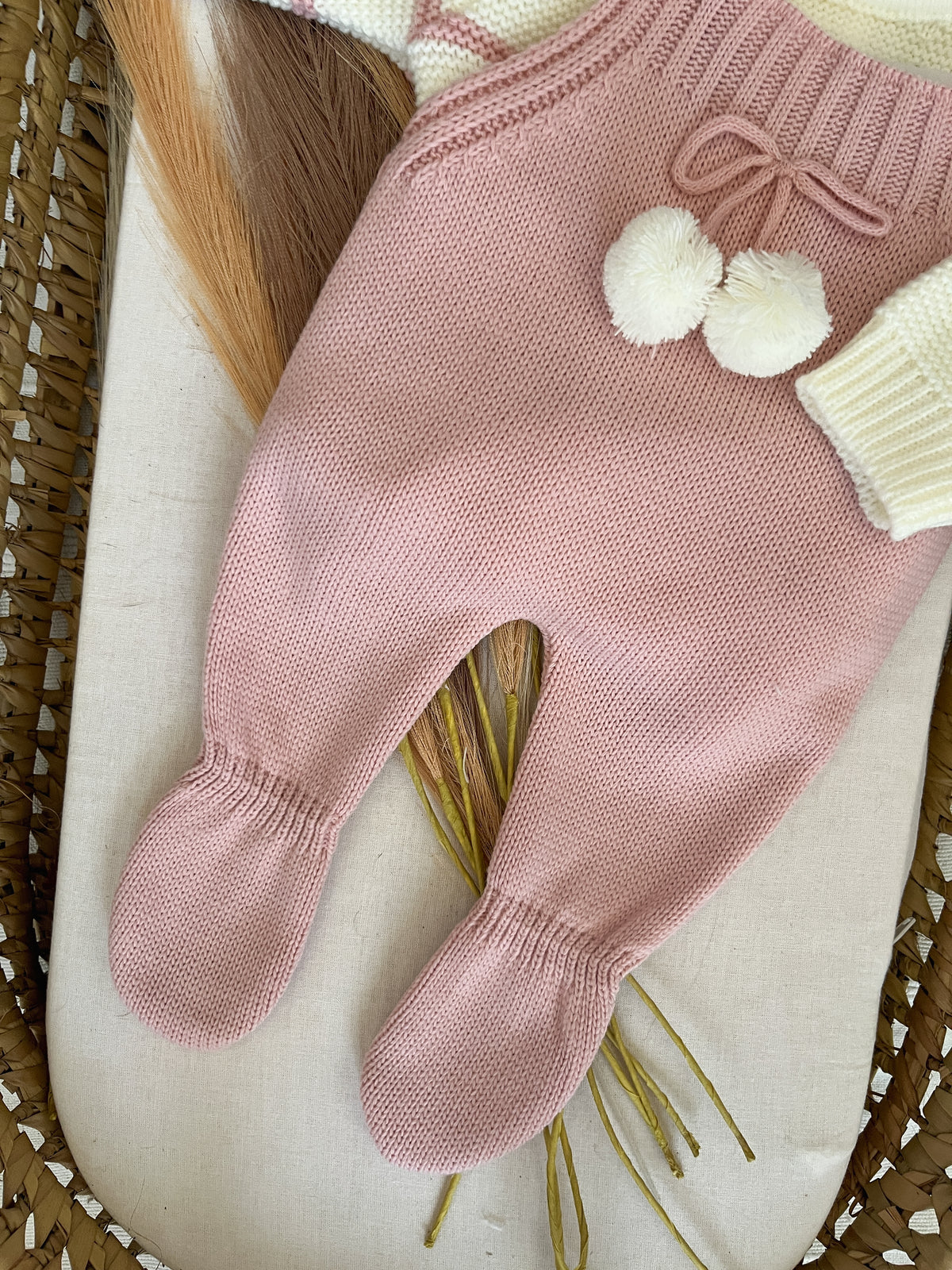 Conjunto de malha 3 peças bebé