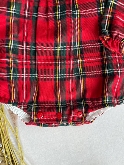 Fofo/jardineira bebé xadrez