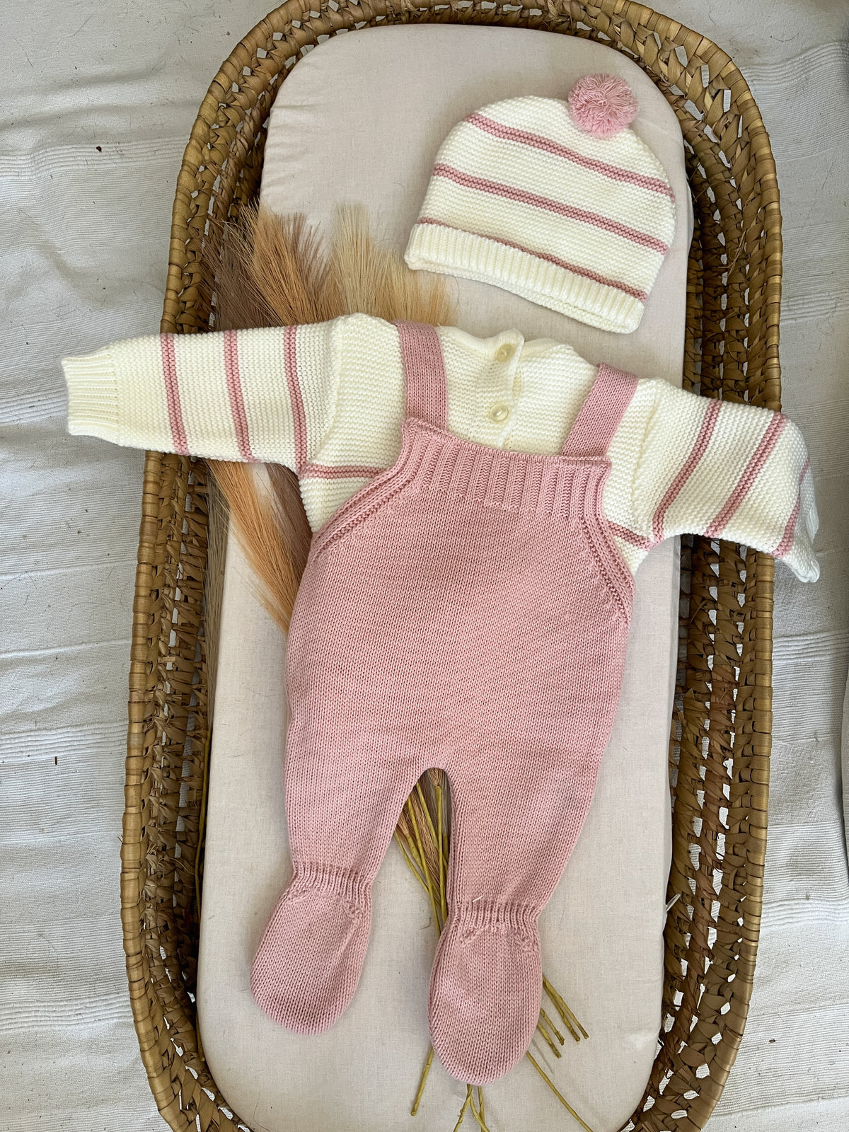 Conjunto de malha 3 peças bebé