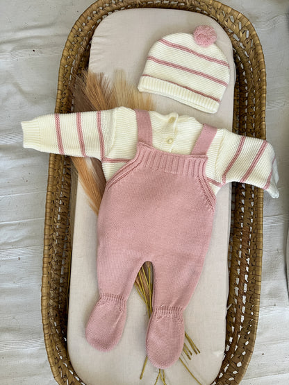 Conjunto de malha 3 peças bebé