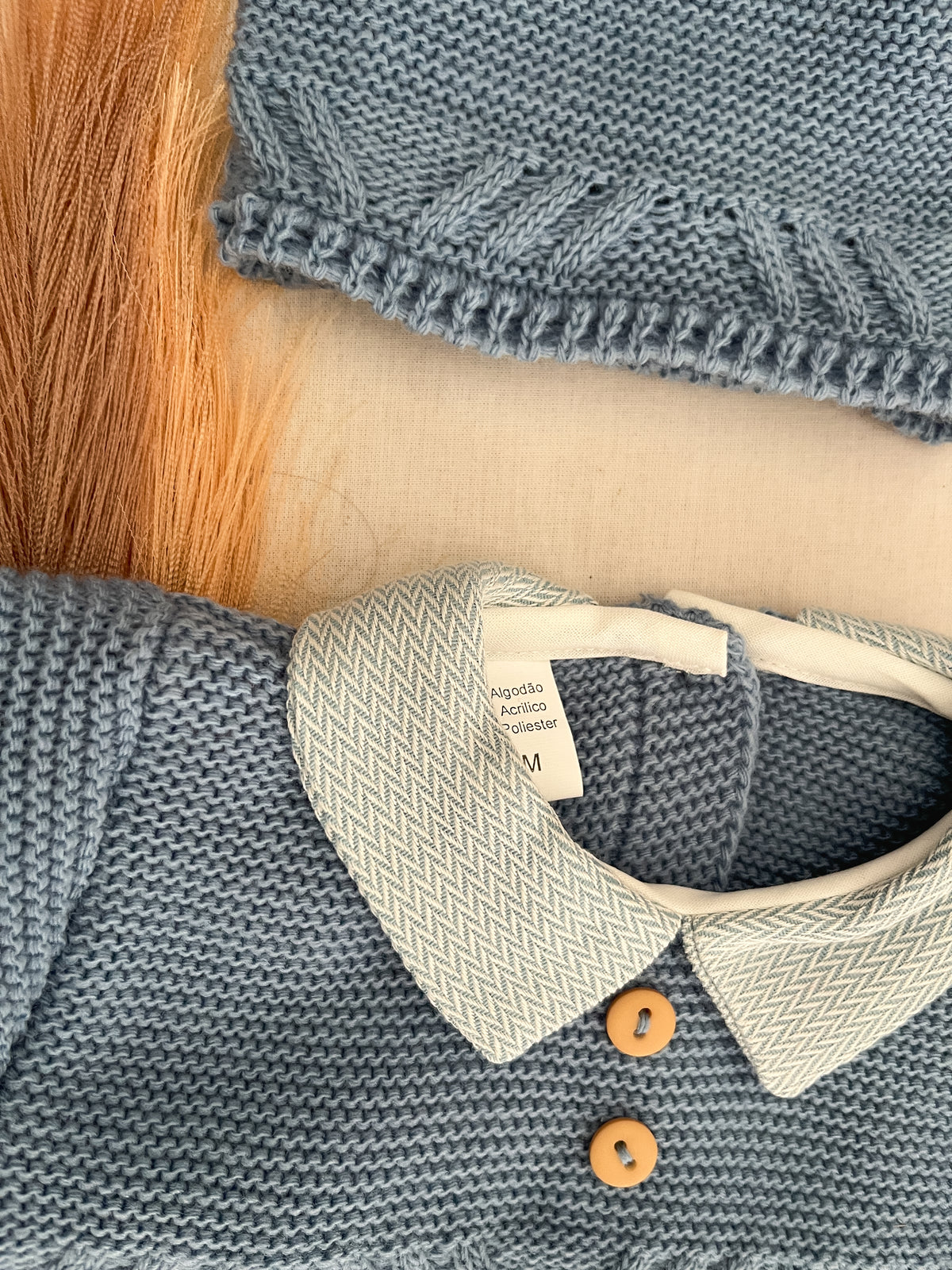 Conjunto de 3 peças bebé azul