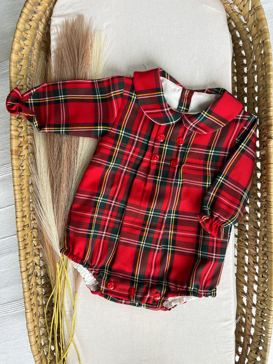 Fofo/jardineira bebé xadrez