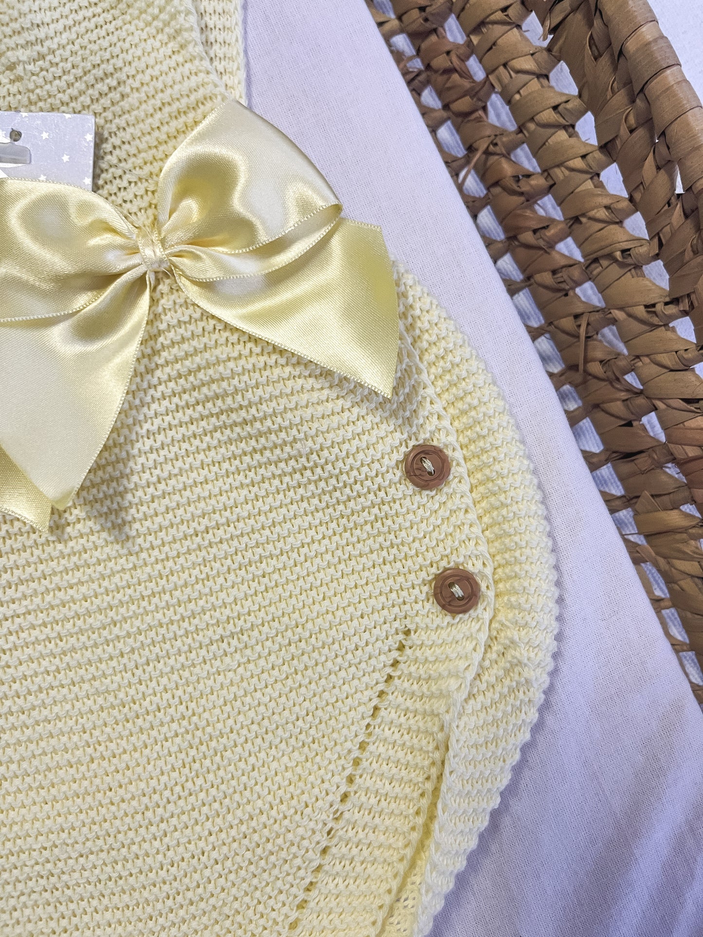 Fofo/jardineira malha bebé amarelo