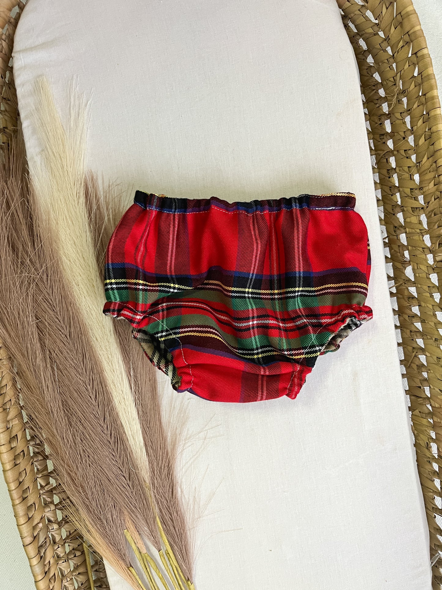 Tapa fralda reversível Natal flanela unissexo