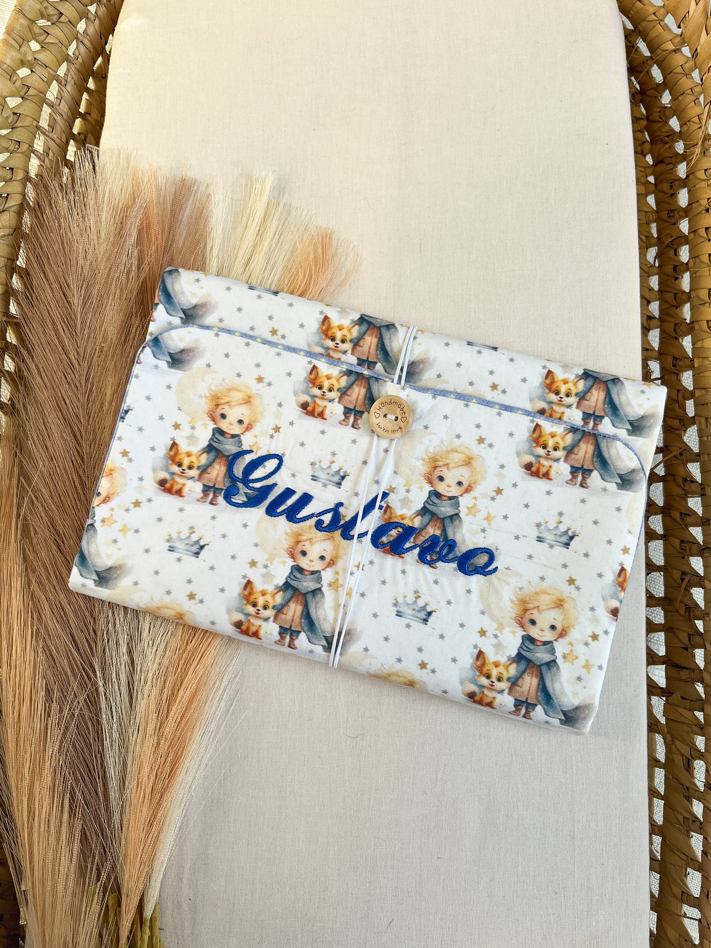 Porta fraldas e toalhitas bebé vários padrões personalizável com nome