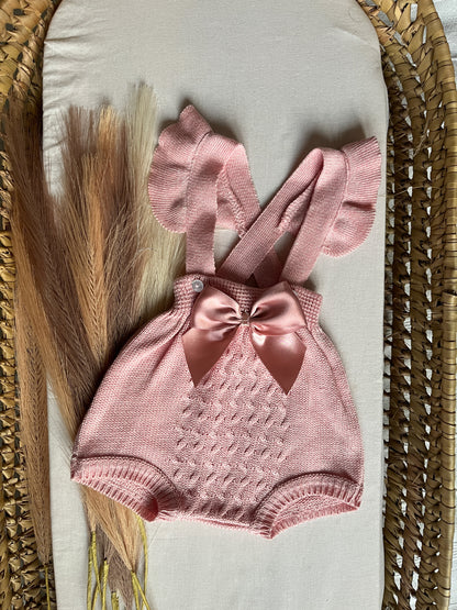 Fofo de malha rosa