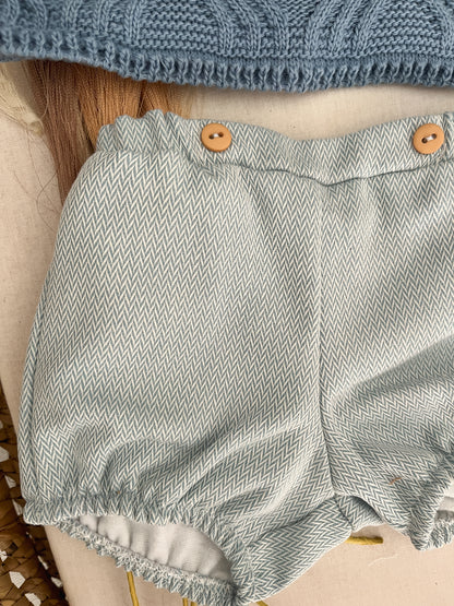 Conjunto de 3 peças bebé azul