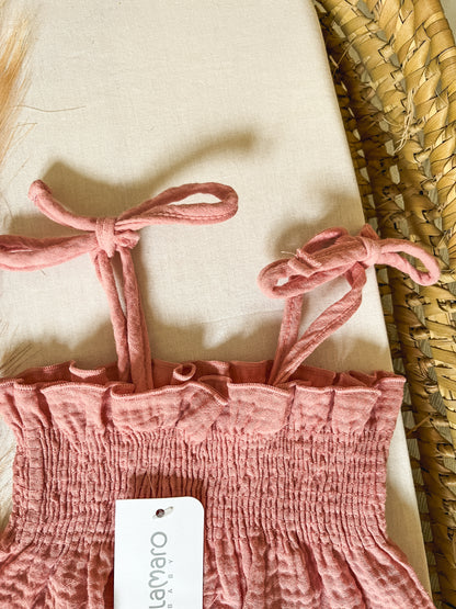 Fofo/jardineira bebé rosa
