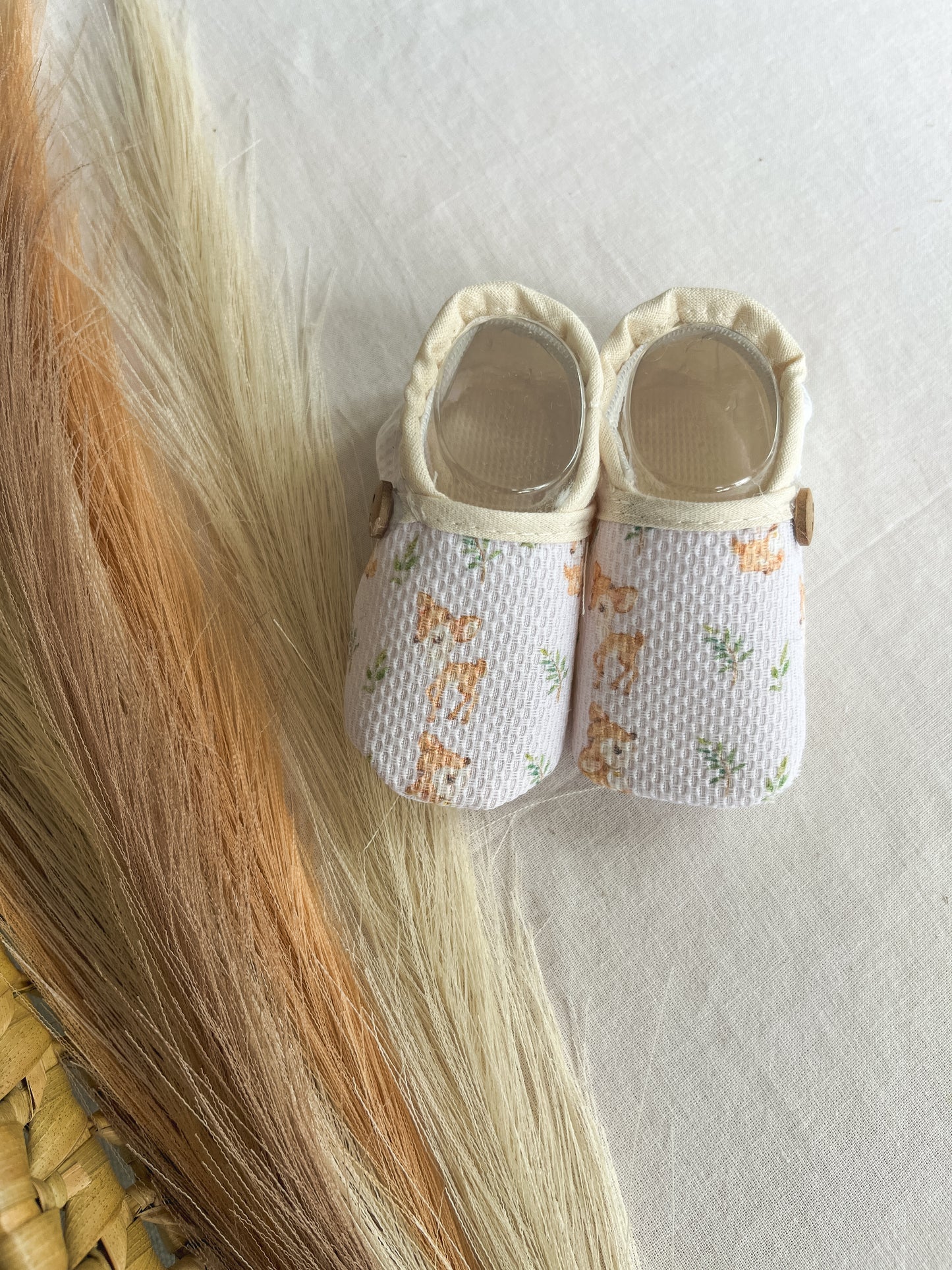 Carapins/sapatinhos bebé bege