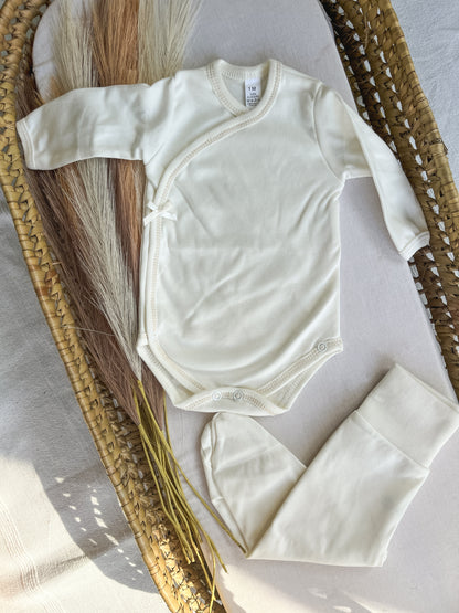 Conjunto interior body e calças bebé