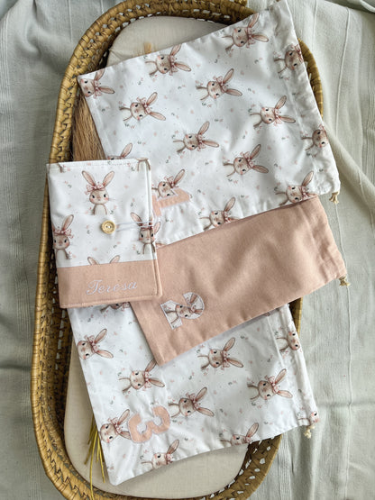[Artigo costurado] Sacos multiusos primeiras roupinhas bebé (pack de 3) - vários padrões